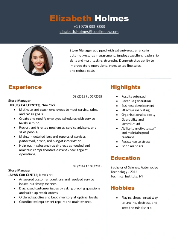 Professional Resume in Word