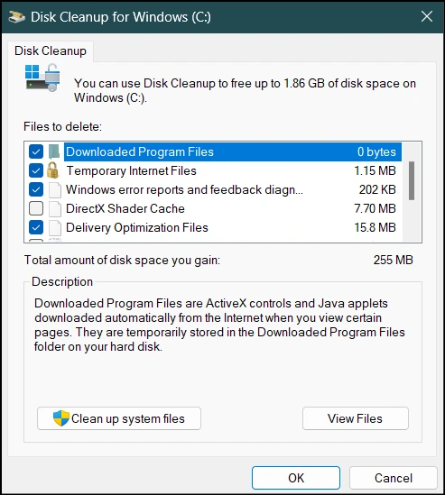 Windows Disk Cleanup tool in hindi